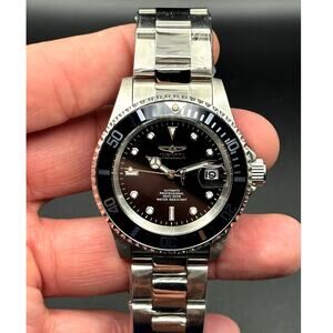 Invicta 69748 Pro Diver Automatic Mens Watch 40mm Black Dial 200M Steel NIBWT
